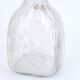 La Rochère transparent bubbled glass carafe, 70s