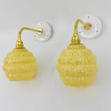 Vintage Clichy wall lights