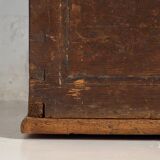 Antique solid wood trunk dated 1836 #13