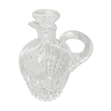 Carved crystal decanter