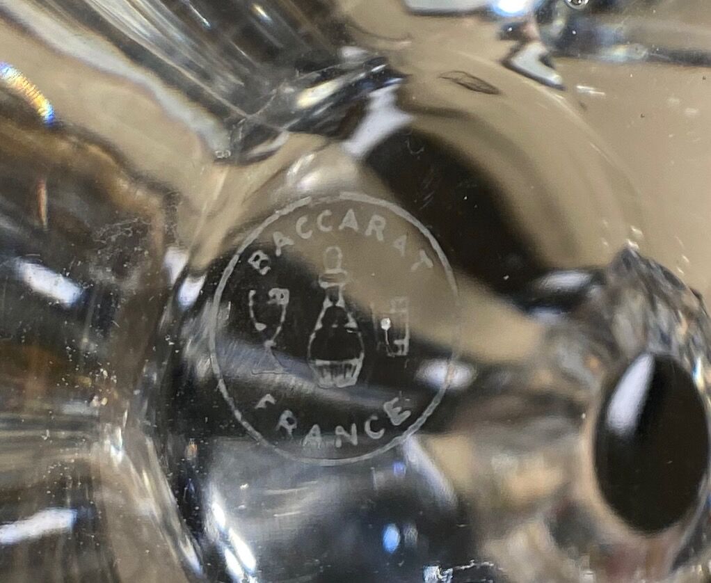 Baccarat liqueur decanter from the 1930s