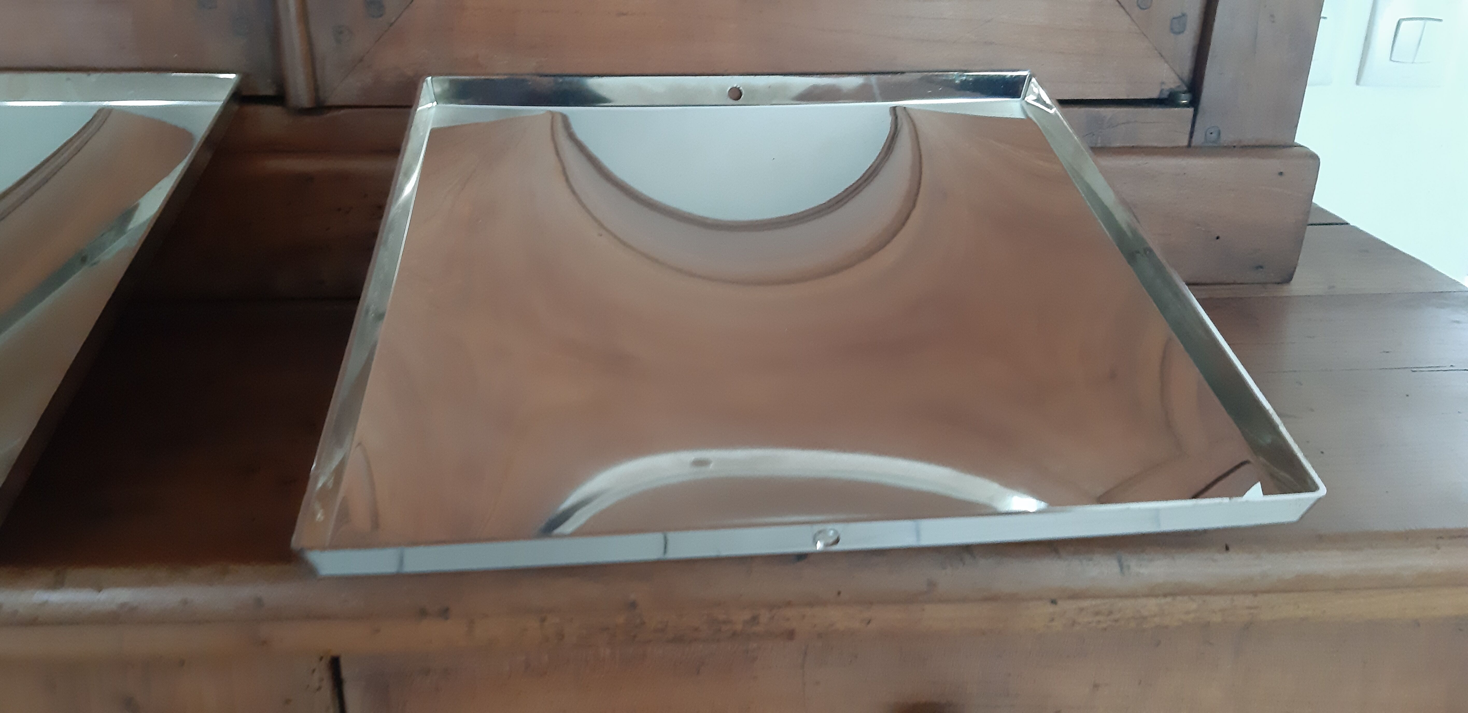 Pair of vintage mirrors made in slovenia