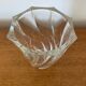 Antique Twisted Vase Cristal D'Arques Molded Glass Vintage