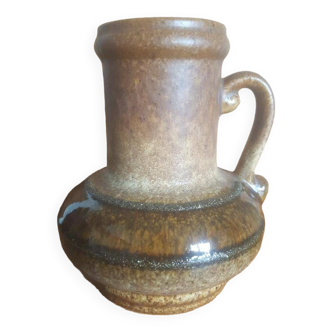 Vintage Strehla Germany Vase Brown