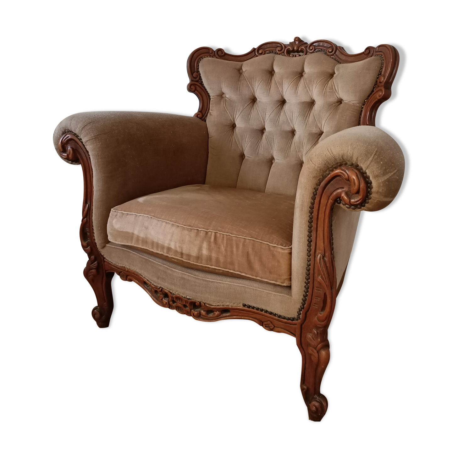 Chesterfield armchair