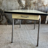 Formica and chrome extension table 2 stools 2 chairs