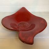 Fruit basket cup spiral pattern red terracotta