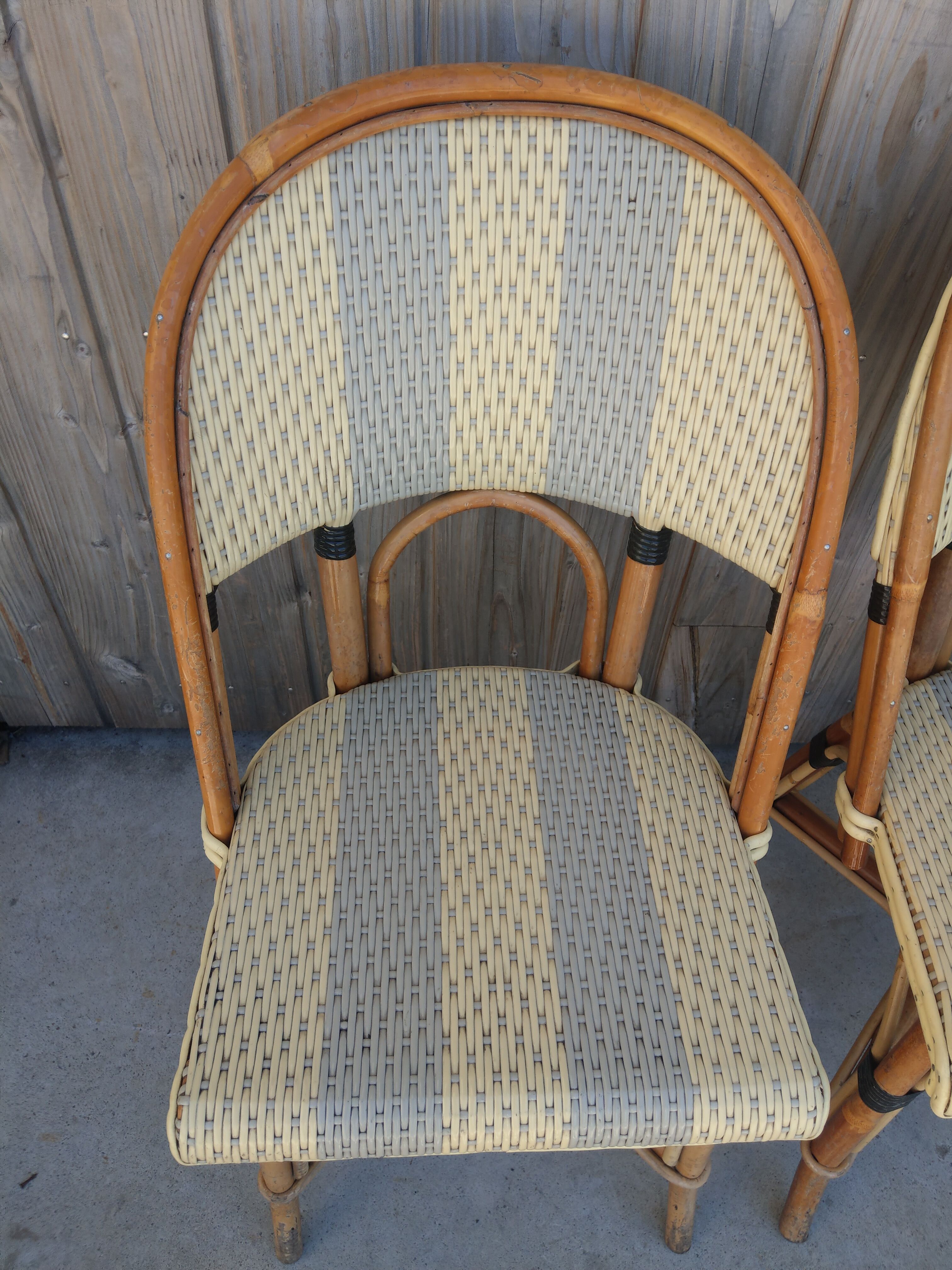 Paire de chaises de bistrot Maison Gatti Paris