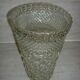 Vintage pressed molded glass vase