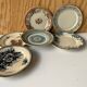 6 vintage plates