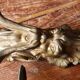 Gilded bronze wall light, monobloc, 18th century