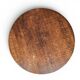 Brutalist oak coffee table / heavy weight 75 kg / 1960s