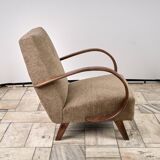 H 410 Armchair designed by Jindrich Halabala, 1940s, Czechoslovakia