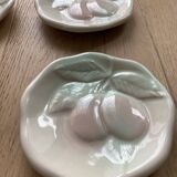6 small ceramic plates
