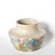 Handcrafted stoneware vase signed