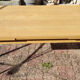 Table Formica eiffel legs, imitation wood, vintage, 70s