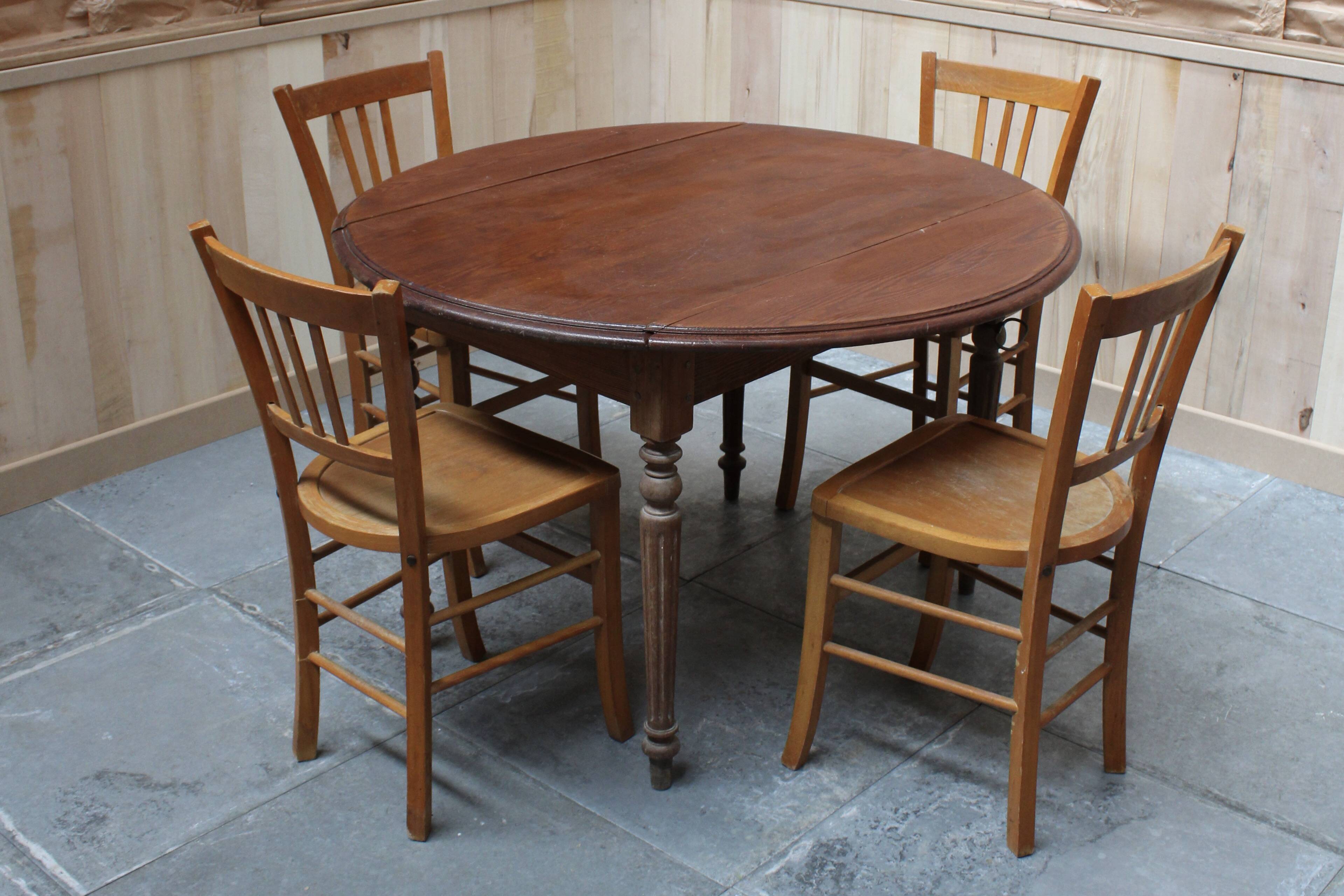 4 vintage bistro chairs