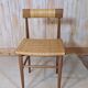 Lit et chaise bois et rotin