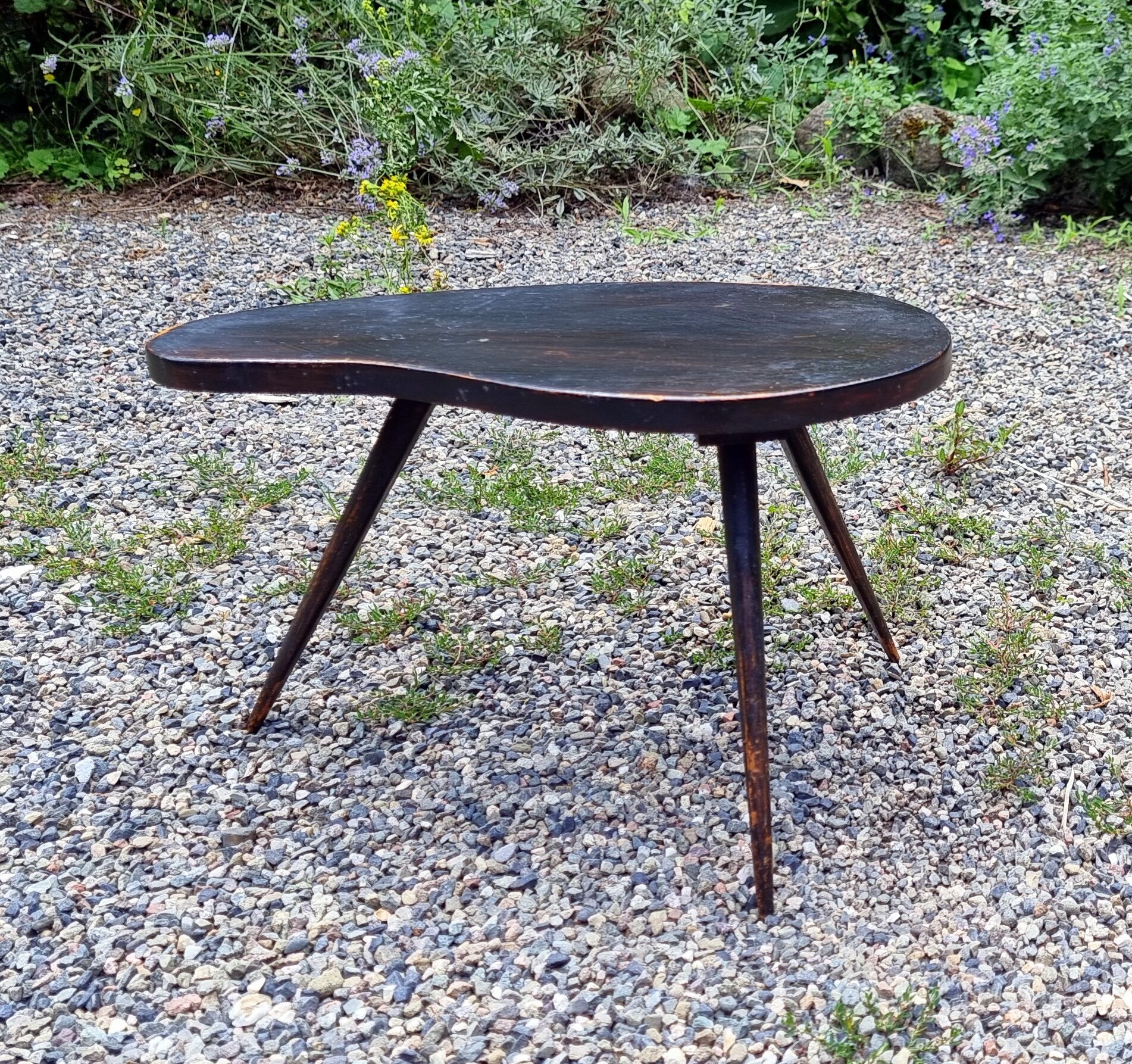 Small bean-shaped tripod harness