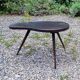 Petite sellette tripode forme haricot