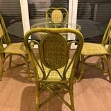 Rattan table and chairs