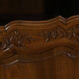 Walnut Display Cabinet, Louis XV Style – Late 19th Century