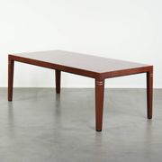 Spacious 6-person Art Deco design dining table with unique details