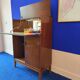Bar furniture from the 60s Scandinavian in exotic teak vintage design