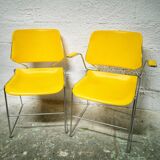 Duo of chairs "Matrix" for Krueger Eurosit