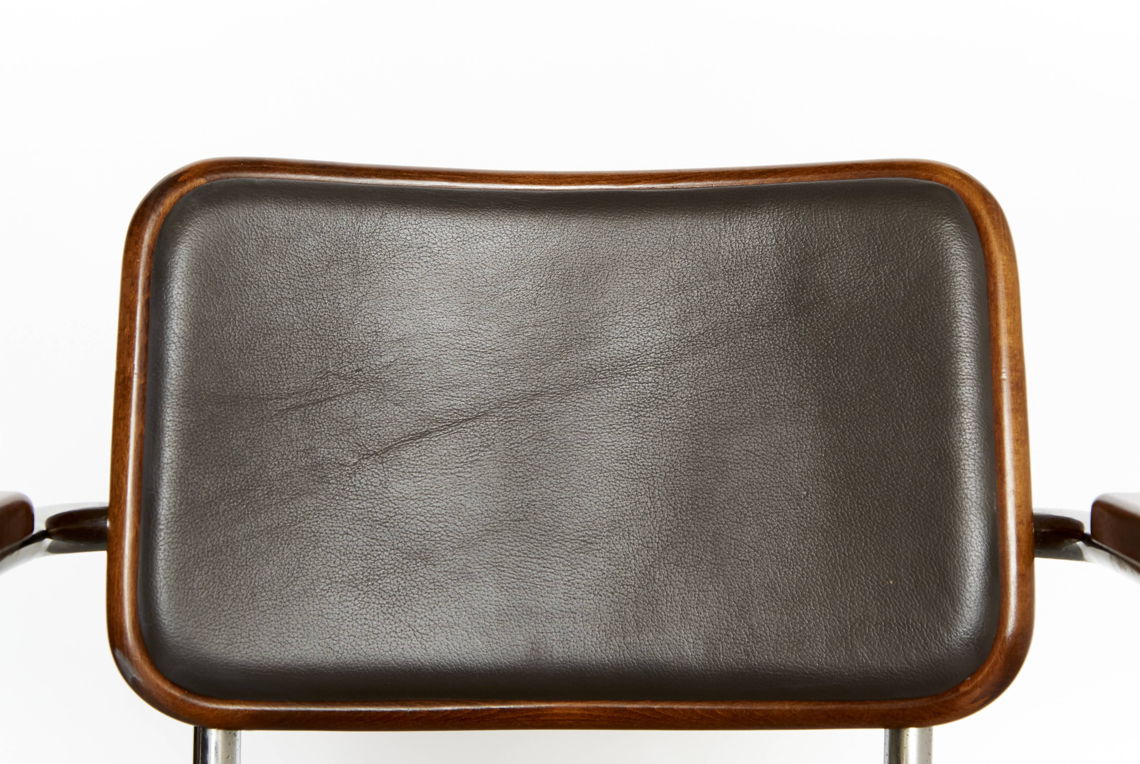 Chaises cantilever S64 de Marcel Breuer pour Thonet, 1983