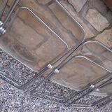 5 vintage 70'S chairs + Giancarlo Piretti Castelli support