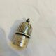 Floral sterling silver salt shaker by Tiffany & Co., 1950s
