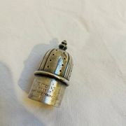 Salière en argent sterling floral par Tiffany & Co., années 1950