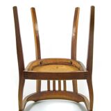 Antique Art Nouveau oak armchair, Austria or Germany circa 1910