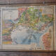 Ancient school map "Midi Mediterranean and Corsica" - Paul Kaeppelin