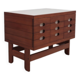 Vintage teak chest of drawers 1960s