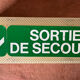 Set of 2 blocks emergency exit 90s