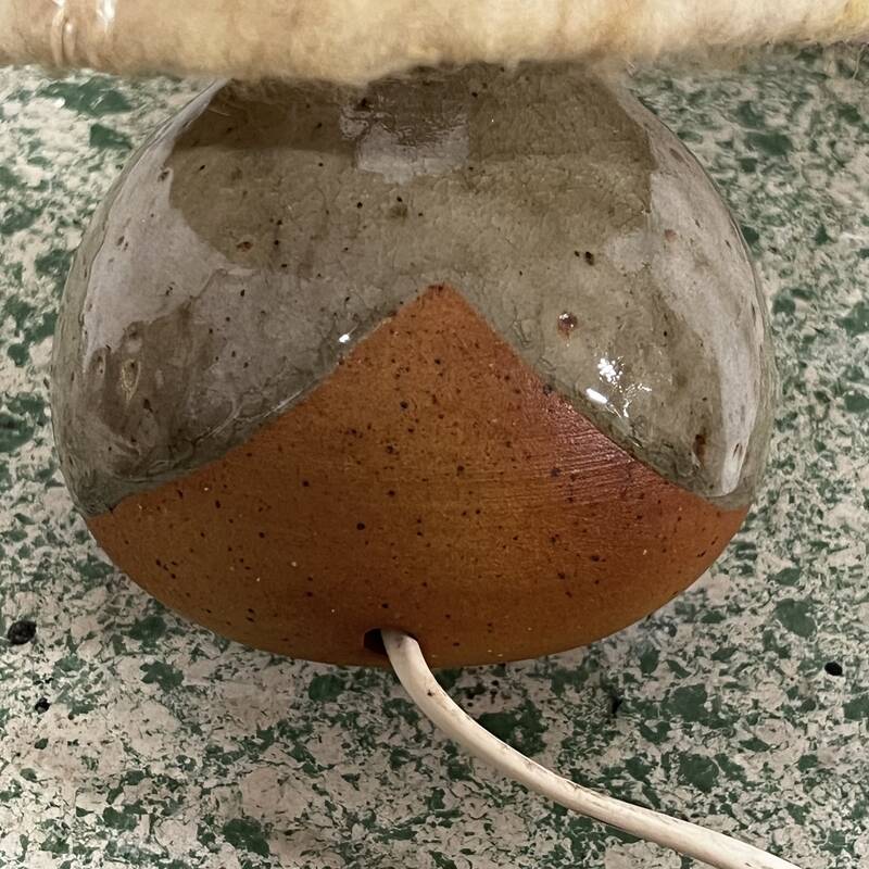 60s sandstone lamp