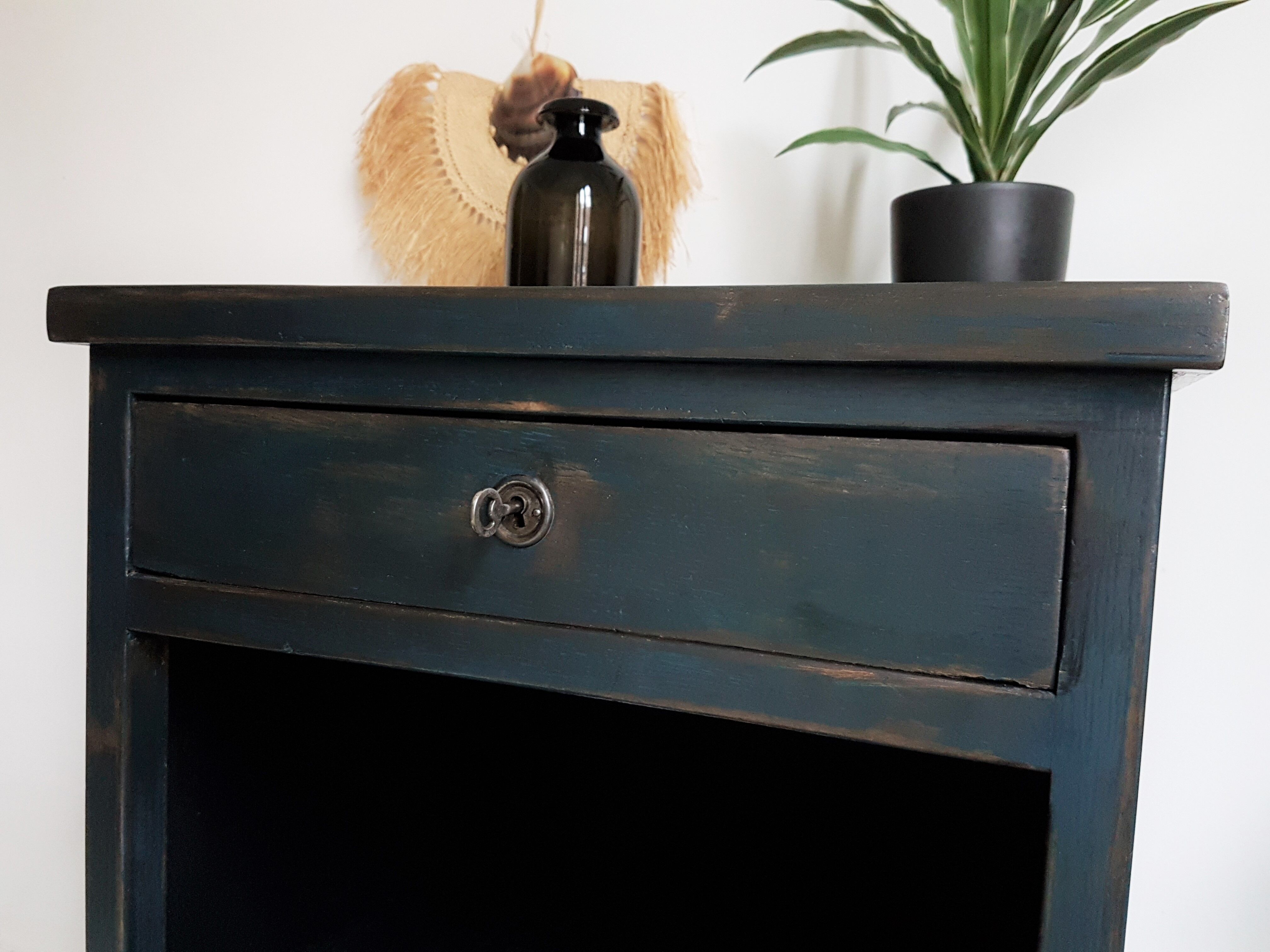 Former grocery store counter