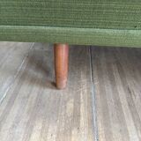 Danish style green sofa