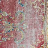 Tapis ancien Smyrne turc 236x466 cm