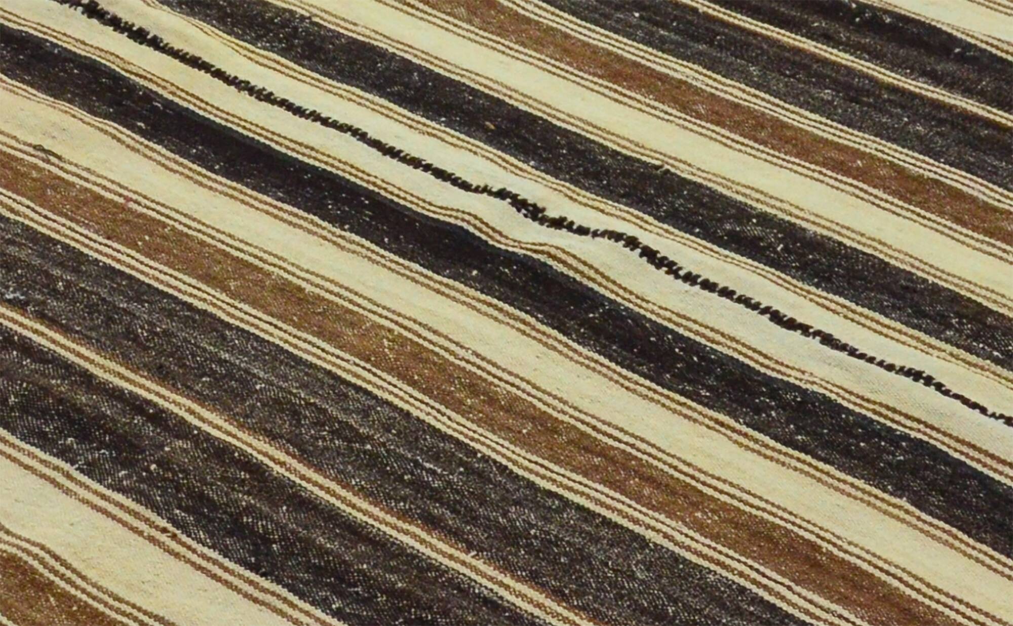 Turkish Anatolian Handmade Vintage Area Kilim Rug 225 cm x 213 cm