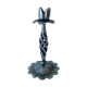 Iron flower candle holder