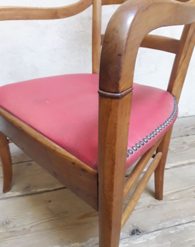 Armchair cherry tree period Restoration XIX °