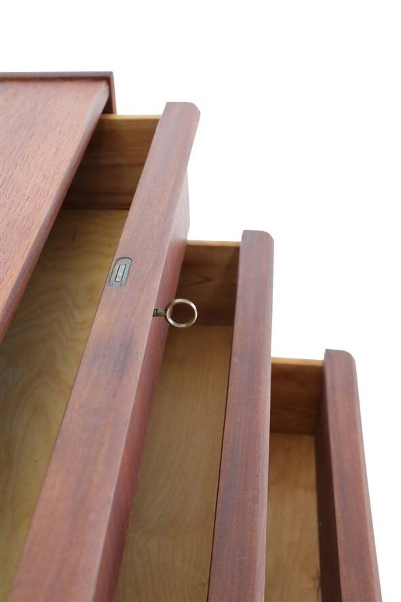 Mid-century teak chest of drawers / dresser / Danish modern design / 1960s
