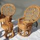 Lot 8 miniatures jouets vintages tables et sièges