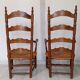 Pair of nursing or fireside armchairs