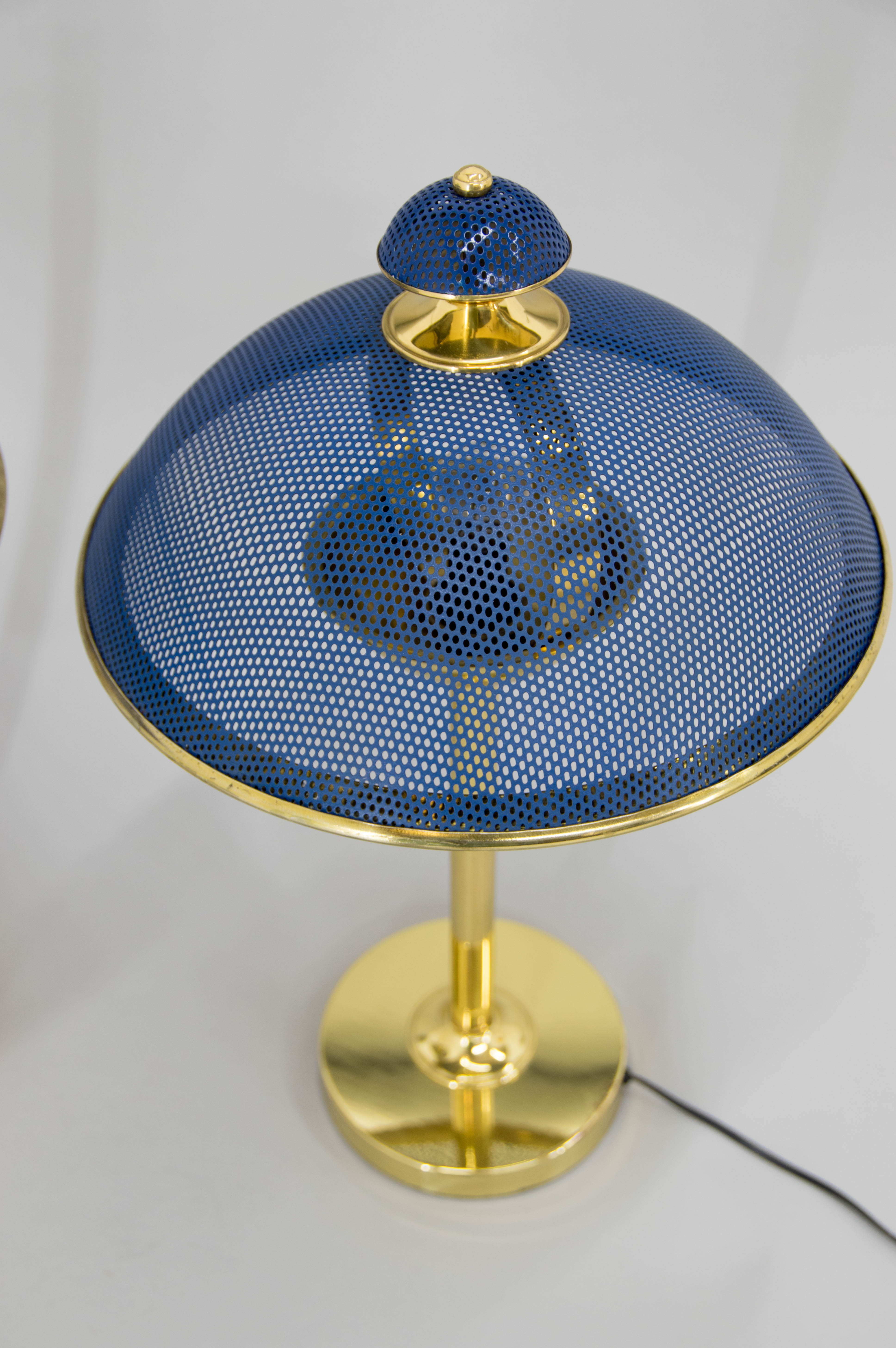 Set fo two table lamps, europe, 1970s