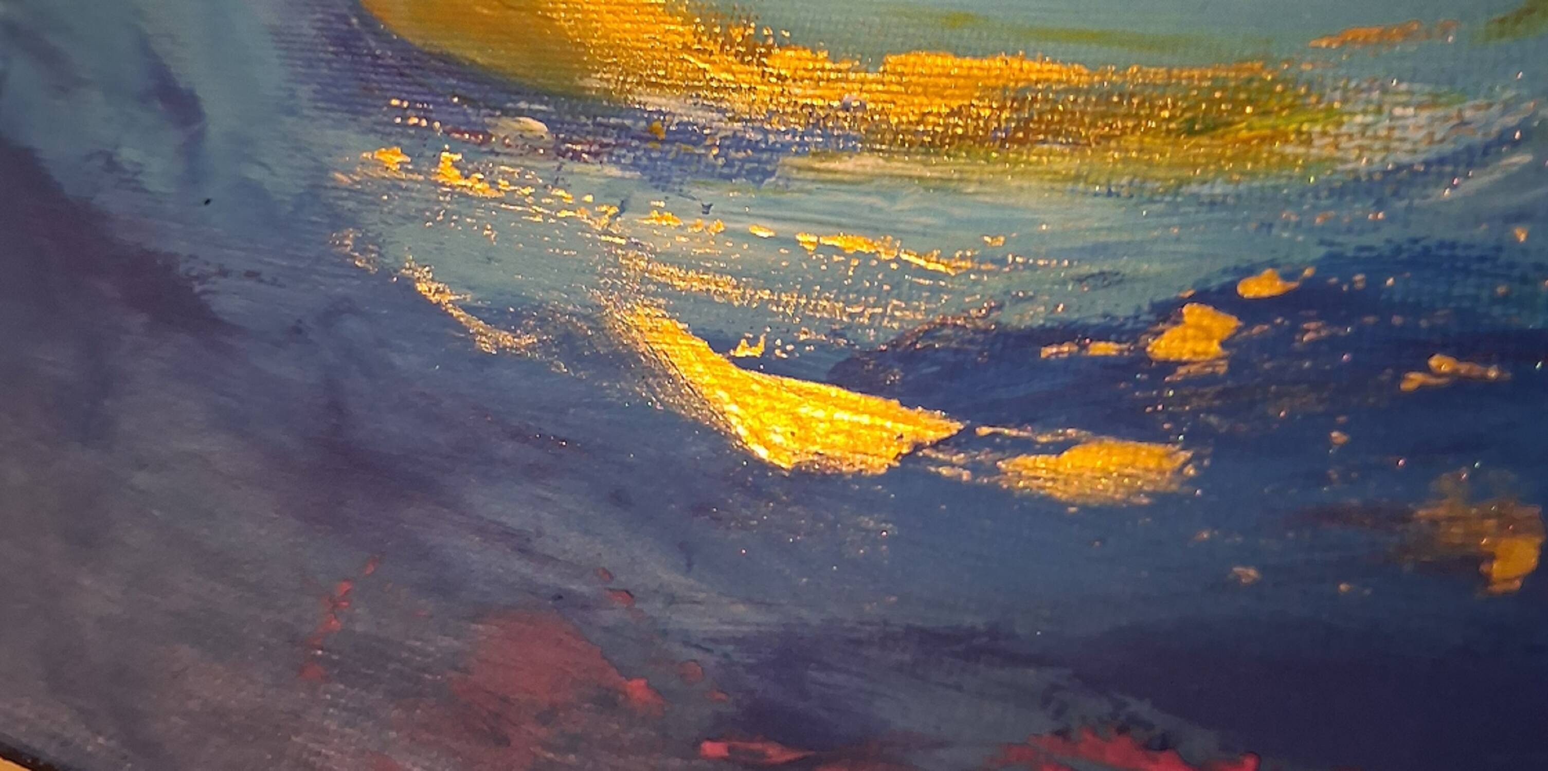 Original signed painting with certificate: marine painting