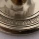 Pied de lampe en verre et métal doré